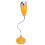 Large Capacity Smokeless Yellow Stand Ashtray with Adjustable Pole 14