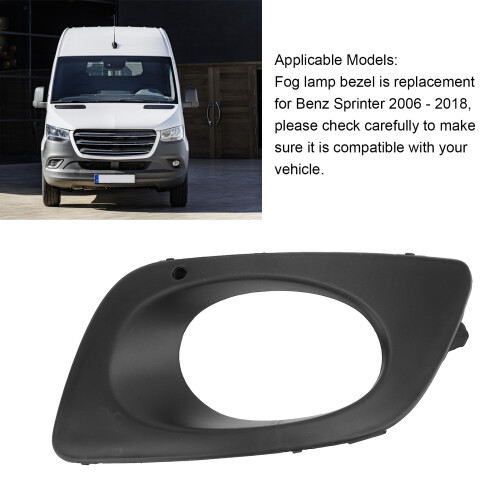 Right Fog Light Bezel for Sprinter 2006-2018 Scratch-Resistant ABS 2