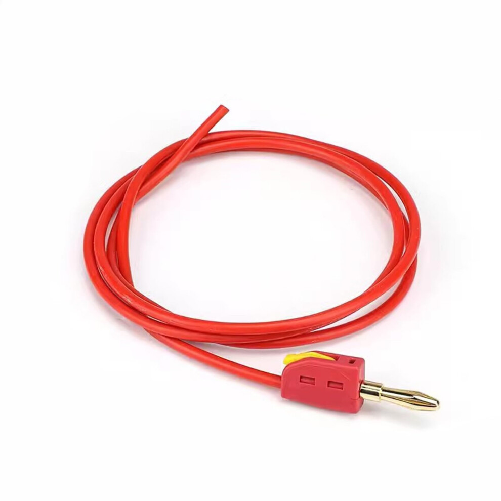 Flexible Silicone Test Leads 4Mm Banana Plugs 3.3 Feet V0 Flame Retardant Multimeter Test Wires For Electrical Repair Red 6447073573156