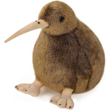 Kiwi Bird Plush Toy, Stuffed Animal Furry Kiwi Plushie Doll, Soft Fluffy Like Real Bird Hugging Toy - Present for Every Age & Occasion