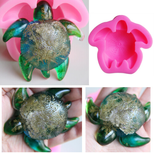 Silicone Mold for Crystal Turtles Figurine Decoration High 1