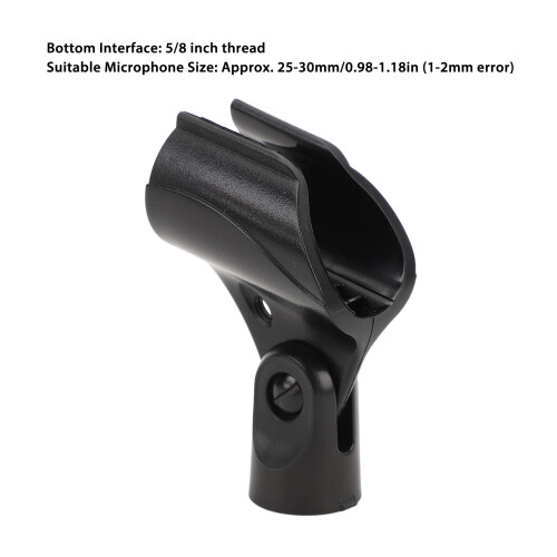 U Shape Shock Mount Mic Clamp for 25‑30mm Microphone Diameter 1