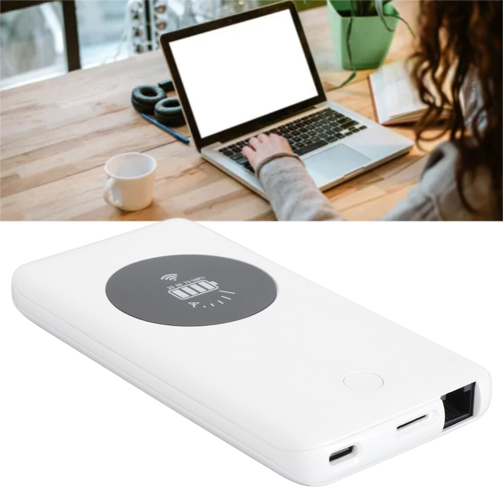 4G Lte Mobile Hotspot 10000Mah For Global Sim & Ethernet Connectivity 8401348673086