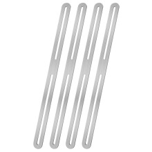 4Pieces Practical Mailbox Fence Mounting Set With Screws and Nut