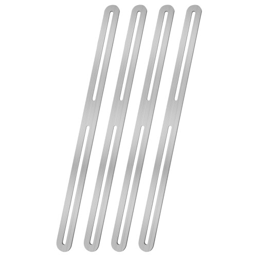 4Pieces Practical Mailbox Fence Mounting Set With Screws and Nut