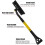 Extendable Ice Scraper Snow Brush for Car Windshield Detachable with Ergonomic Foam Grip 3