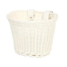 Kids Bike Basket for 12-16 Inch Bikes, Handwoven Detachable Front Basket for Girls and Boys, Easy Install Bicycle Accessory