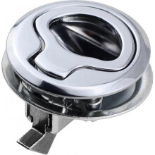 Botao Stainless Steel Flush Pull Hatch Latch Slam Latch, Boat Hatch Lockflush Pull Latch(2pcs, Silver)