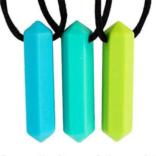 3 Pcs Chew Stick with Necklacet for Kid Molar 1