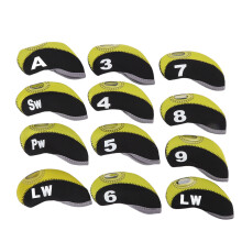 12PCS Golf Club Head Covers Neoprene Scratch Proof