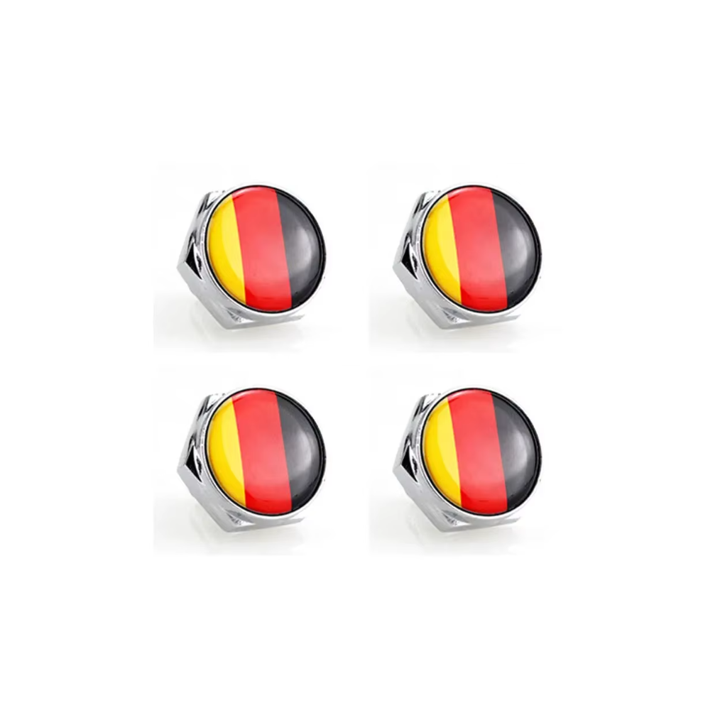 (Yellow) 4pcs/set For Toyota GR Car Flag Metal Screws License Plate Bolts Auto Accessories For Toyota GR Gazoo Racing British Flag-image-OPC-PKDVSJT-NEW