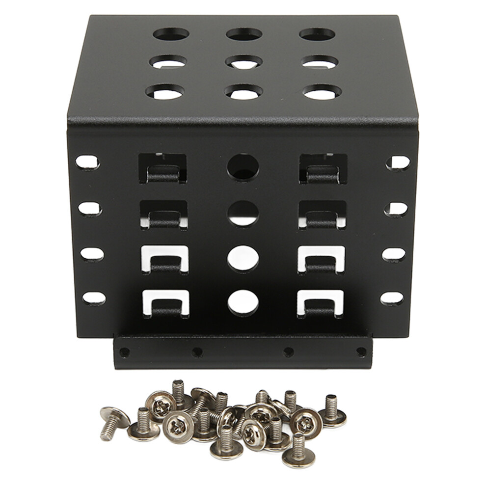 2.5In Hdd Mounting Rack Aluminium Alloy Hollow Black 8320539050485