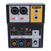 Professionelles 2-Kanal-Metall-Aufnahme-Mischpult-System, 20 Hz–20 kHz