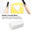 Soft Rubber Carving Block Stereoscopic White 14
