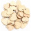 100 pc (5 cm) - Rustic looking wooden hearts for craft projects - for wedding decorations 1