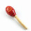 Decorated Wooden Maracas - Red - One Pair 16