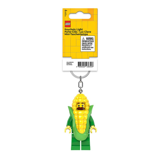 LEGO LEGO Iconic Corn Cob Costume Guy Minifigure Key Light (Keyring/Keychain)