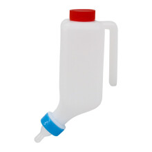 Feeder Bottles for Goat and Lamb, 800ml Soft Nipple Feeding Bottles with Ergonomic Handle for Young Animals