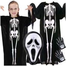 Halloween skeletkostume for børn