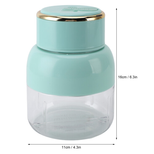 Mixeur portable vert 800 ml USB 11 x 16 cm 1