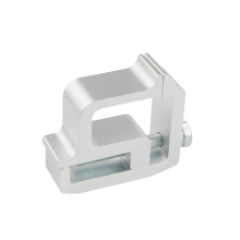 Aluminum Truck Cap Mounting Clamp for Camper Shells No Drill Installation Heavy Duty Bracket for Truck Topper Covers Silver
