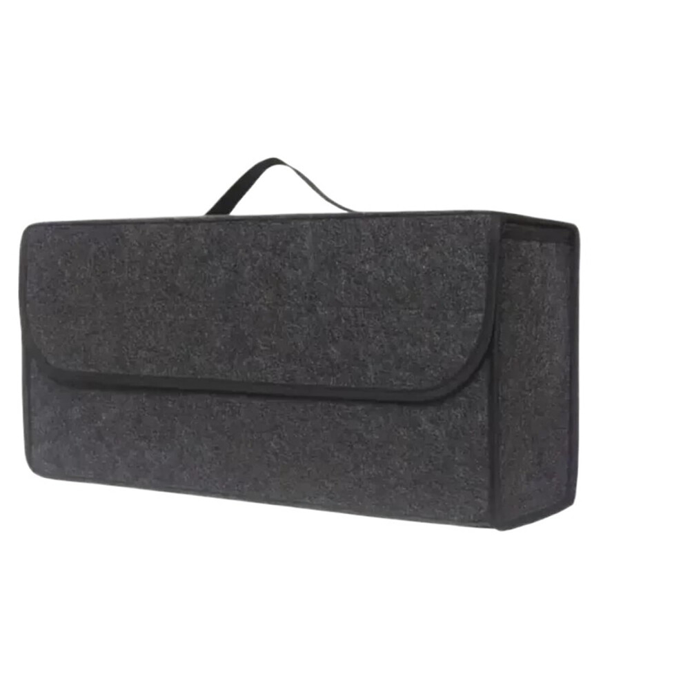 Boot Storage Car Storage Box, Soft Felt Organizer Bag, Collapsible Portable Compartment, Anti-Declutter Vehicle Storage Solution 9084446834215