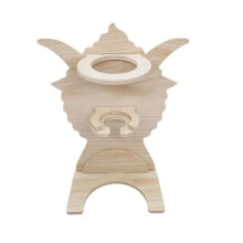 Hamster Vertical Water Dispenser Kettle Bracket Bottle Bracket Size S Brown Bottle Vacuum Ball Leak-Proof