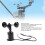 Compact Wind Speed Monitor 0.8m Cable Anti-Interference Anemometer 5