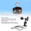 Compact Wind Speed Monitor 0.8m Cable Anti-Interference Anemometer 7