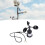 Compact Wind Speed Monitor 0.8m Cable Anti-Interference Anemometer 16