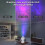 (White) 1pc Astronaut Galaxy Projector,360 Rotating Starry Night Light, Remote Control, USB Powered, Color Changing LED Lights, Adjustable Lighting Method 8