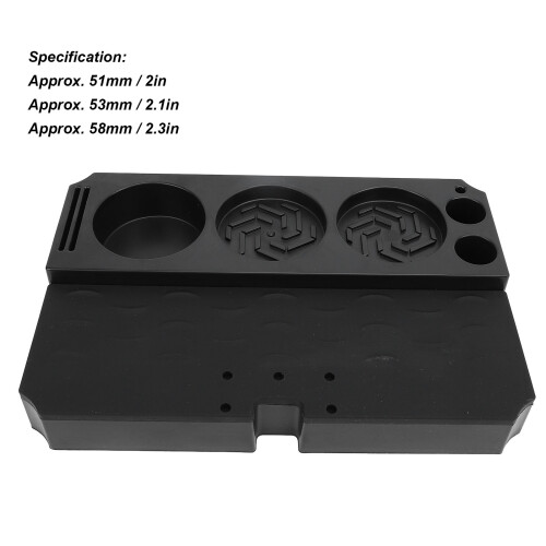 Tappetino per pressino da caffè ABS/Silicone 51/53/58mm 1