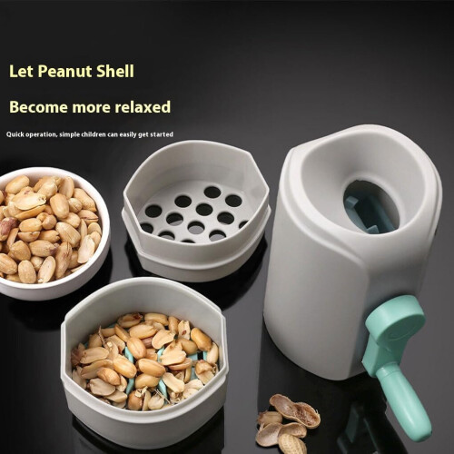 Efficient Peanut Sheller Hand Cranked ABS Peanut Remover for Easy Nut Shelling and Stable Performance 2