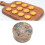 Round Cookie Tin with Lid Metal Decorative and 12