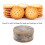 Round Cookie Tin with Lid Metal Decorative and 15