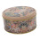 Round Cookie Tin with Lid Metal Decorative and 9