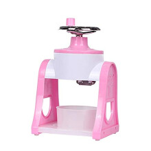 Manual Ice Crusher Portable Hand Crank Mini Ice Shaving Machine for Home Use, Compact Design, Easy to Clean