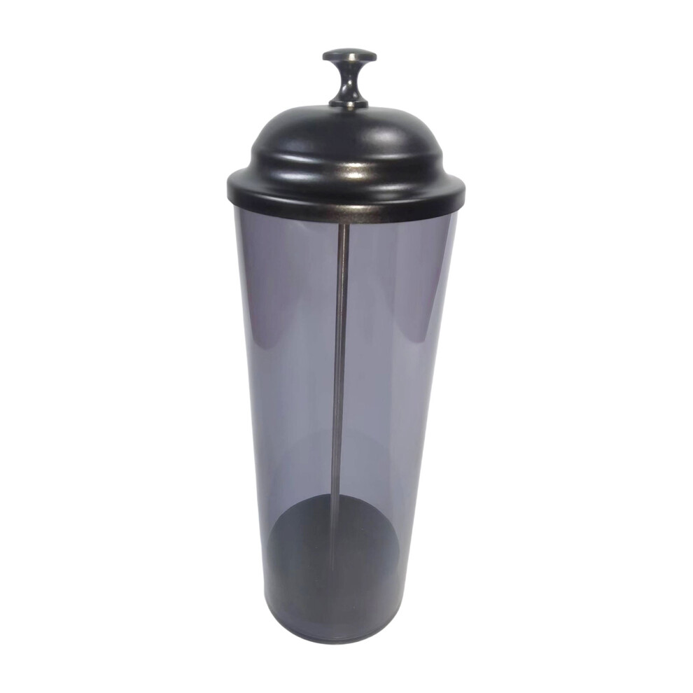 Practical Clear Straw Holder With Dustproof Lid Convenient 7627000037091
