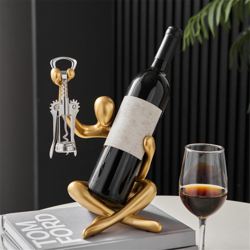 Statue Wine Bottle Rack Suitable for Countertop Wine Bottle Holder 2