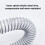 2PCS Flexible Replacement Lower Duct Hose Vacuum Replacement 4