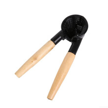 Professional Nutcracker with Nonslip Wooden Handle for Efficient Nut Cracking and Flavor Preservation, Durable and Ergonomic Design
