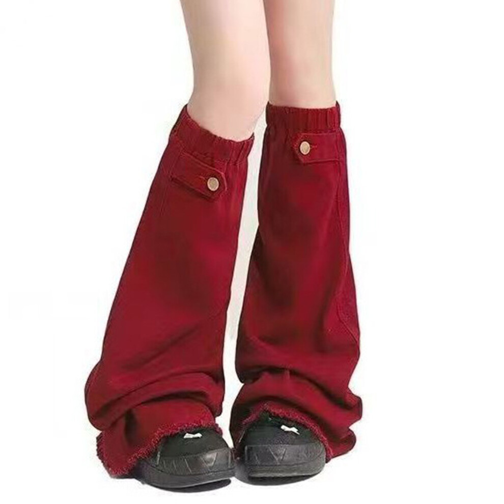 Women Denims Leg Warmers Student Girls Harajuku Leg Cover Middle