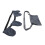 Supporto per drenaggio post-mastectomia, 4 scomparti, 2615 cm, grigio. 13