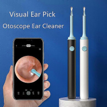Otoscope Ear Cleaner, Endoscope Ear Wax Removal Tool Camera Safe Ear Pick Kit for Iphone Ipad Android Phones