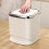 Rice Dispenser PP for Freshness and Organization 2.5L Silver Plating Electroplating Model for Dormitory Kitchen 3