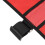 Porte-disques d’athlétisme rouge, taille unique, 2 disques 12