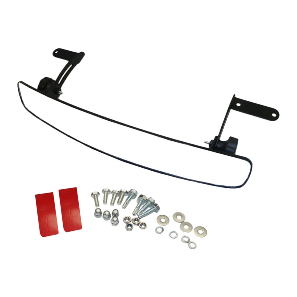Golf Cart Rear View Mirror Convex Design For Enhanced Visibility - Fits Golf Carts And Trucks, Easy Installation, Safety Reinforced 9016109760470