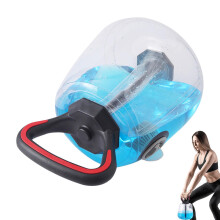 Kettle Handlebar Weight Training System - Adjustable Up to 18 Pounds with Water Bag and Inlet for Balance Training