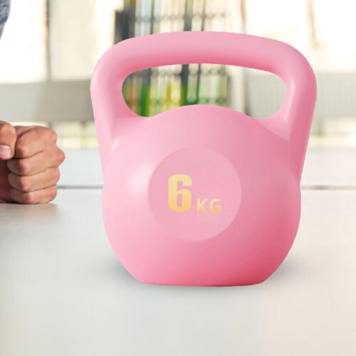 Kettlebell | Adjustable Weight Kettlebell for Full Body Workouts | Durable Plastic Coating for Grip Strength Training 1