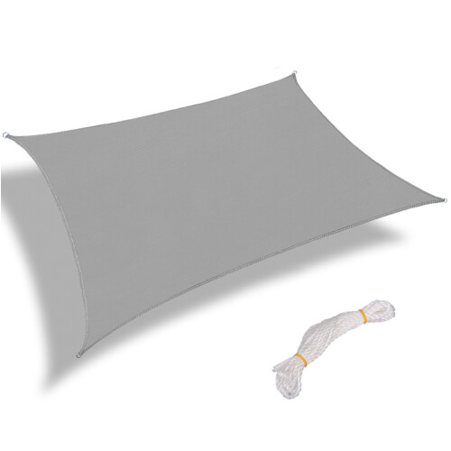 Sail Shade Rectangle Blue Polyester Oxford Cloth